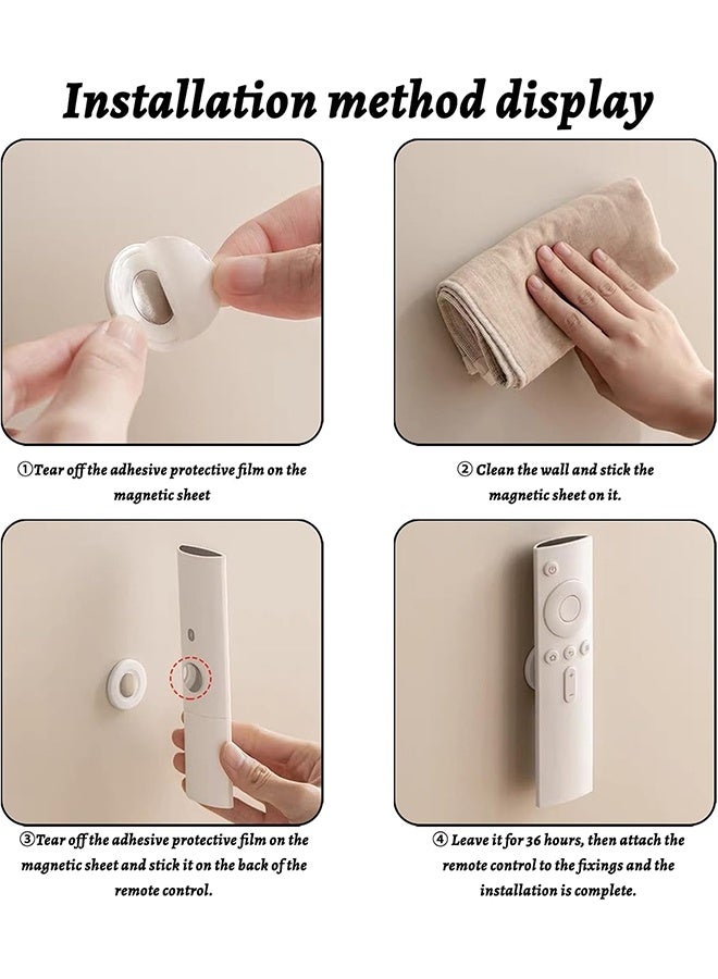 12pcs Magnetic Remote Control Holder Remote Control Holder,Remote Holder,Magnetic Remote Holder,Tv Remote Holder,Remote Holder Wall Mount,For Silicone Remote Holder Wall Mount, Tv & Tool Holder - Image 4